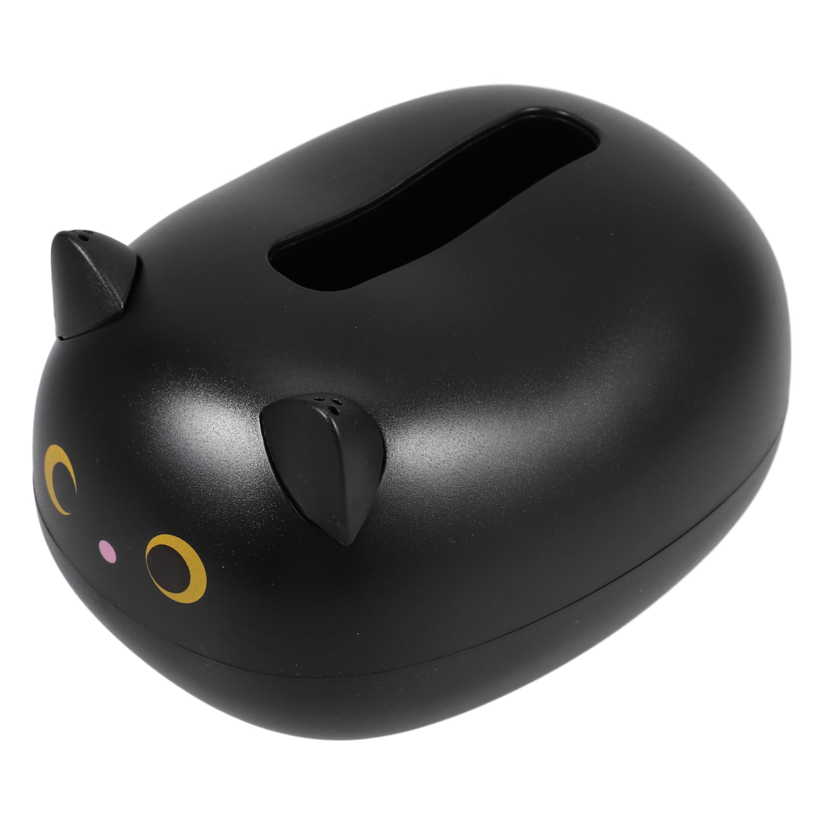 Amazon｜LIFKICH 黒色の猫型ティッシュボックスホルダー ABS素材時間